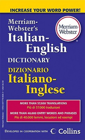 Kniha M-W Italian-English Dictionary Merriam-Webster