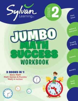 Könyv 2nd Grade Jumbo Math Success Workbook Sylvan Learning