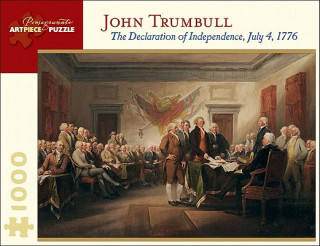 Kniha Declaration of Independence July 4 1776 1000-Piece Jigsaw Puzzle John Trumbull