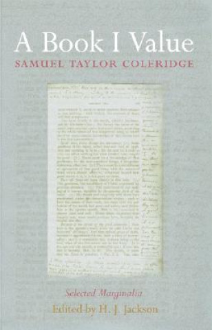 Könyv Book I Value Samuel Taylor Coleridge