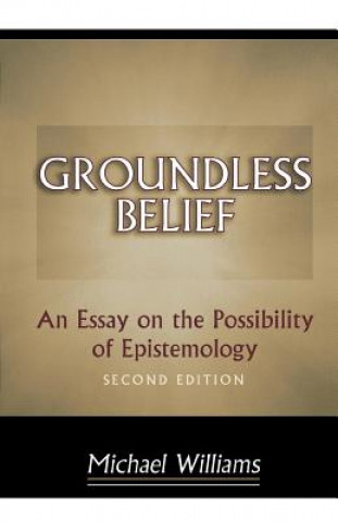 Book Groundless Belief Michael Williams