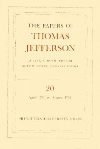 Buch Papers of Thomas Jefferson, Volume 20 Thomas Jefferson