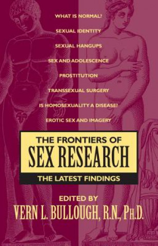 Kniha Frontiers of Sex Research Vern Bullough