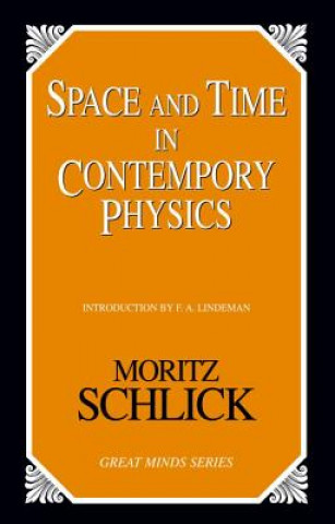 Carte Space and Time in Contemporary Physics Moritz Schlick