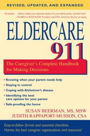 Könyv Eldercare 911 Judith Rappaport-Musson