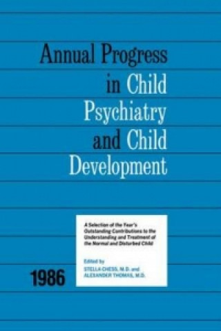 Livre 1986 Annual Progress In Child Psychiatry 