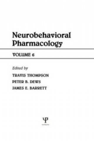 Könyv Advances in Behavioral Pharmacology 