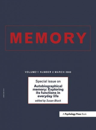 Carte Autobiographical Memory: Exploring its Functions in Everyday Life Susan Bluck