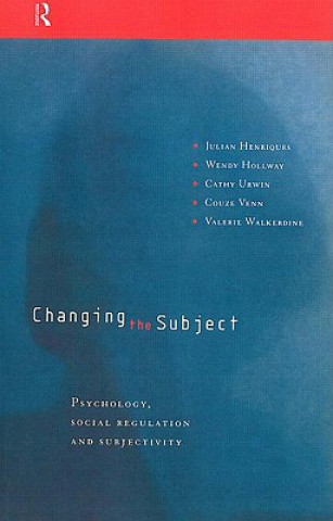 Kniha Changing the Subject Valerie Walkerdine
