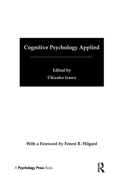 Carte Cognitive Psychology Applied 