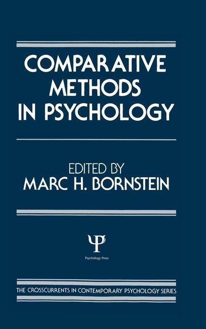 Kniha Comparative Methods in Psychology M. H. Bornstein