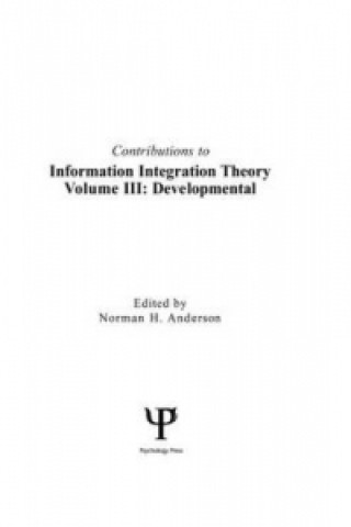 Buch Contributions To Information Integration Theory Norman H. Anderson