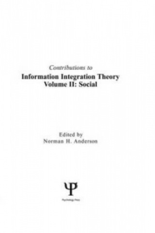 Carte Contributions To Information Integration Theory Norman H. Anderson