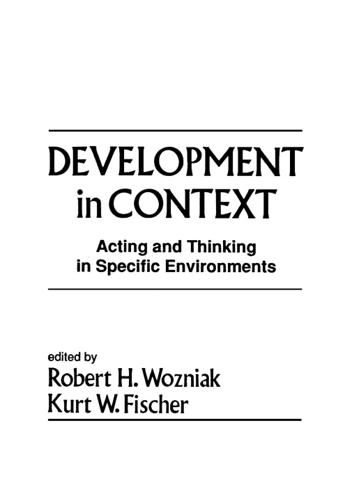 Knjiga Development in Context 