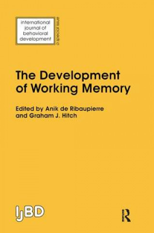 Könyv Development of Working Memory Anik De Ribaupierre