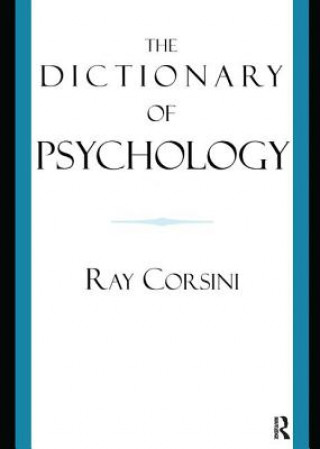 Kniha Dictionary of Psychology Ray Corsini