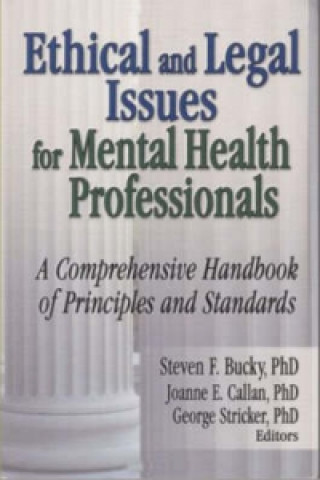 Carte Ethical and Legal Issues for Mental Health Professionals George Stricker