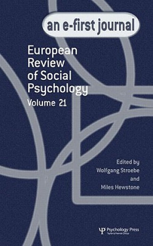 Kniha European Review of Social Psychology: Volume 21 Miles Hewstone