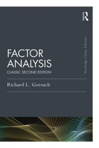 Knjiga Factor  Analysis Richard Gorsuch