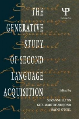 Kniha Generative Study of Second Language Acquisition 