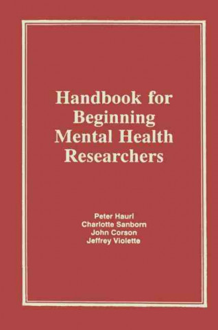 Knjiga Handbook for Beginning Mental Health Researchers Charlotte Sanborn