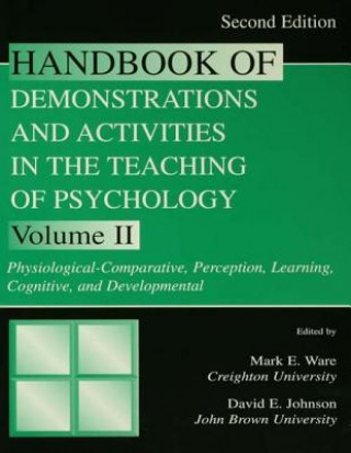 Kniha Handbook of Demonstrations and Activities in the Teaching of Psychology 