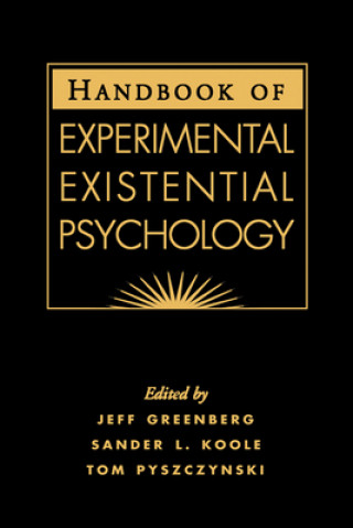 Carte Handbook of Experimental Existential Psychology 