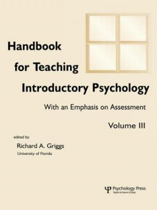 Książka Handbook for Teaching Introductory Psychology 