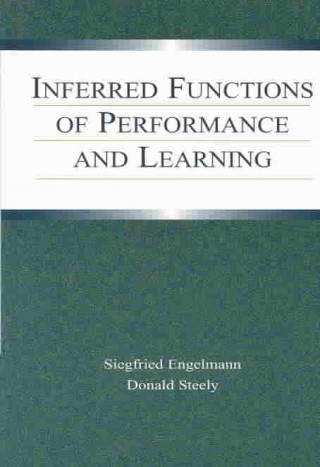 Książka Inferred Functions of Performance and Learning Donald G. Steely