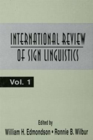 Kniha International Review of Sign Linguistics 