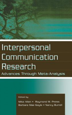 Book Interpersonal Communication Research 