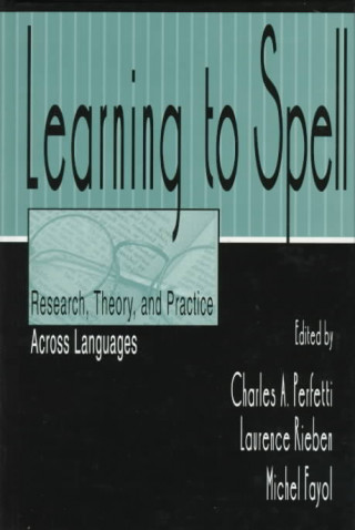 Libro Learning to Spell Charles A. Perfetti