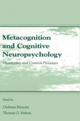 Kniha Metacognition and Cognitive Neuropsychology 