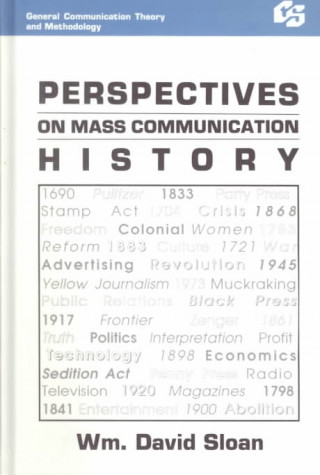 Buch Perspectives on Mass Communication History Wm. David Sloan