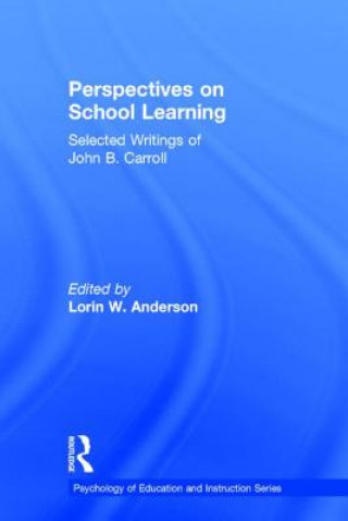 Boek Perspectives on School Learning John B. Carroll