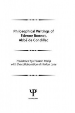 Książka Philosophical Works of Etienne Bonnot, Abbe De Condillac H. Lane