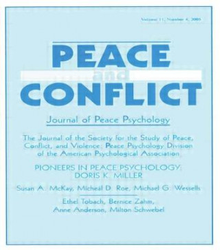 Könyv Pioneers in Peace Psychology 