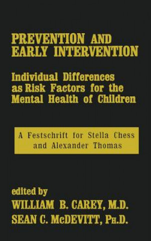 Könyv Prevention And Early Intervention Sean C. McDevitt