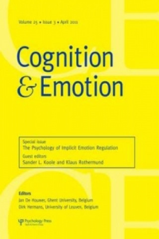 Książka Psychology of Implicit Emotion Regulation 