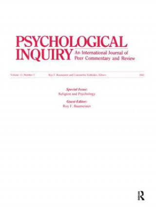 Buch Religion and Psychology 