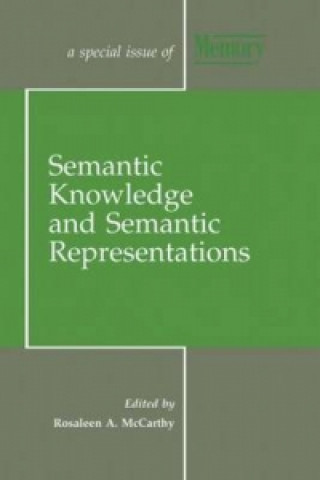 Carte Semantic Knowledge and Semantic Representations Rosaleen A. McCarthy