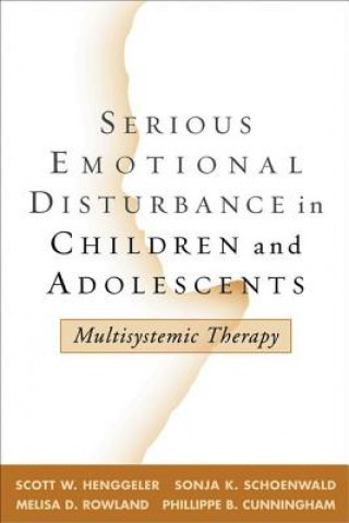 Knjiga Serious Emotional Disturbance in Children and Adolescents Phillippe B. Cunningham