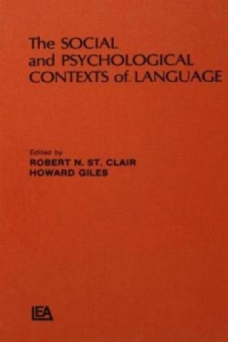 Kniha Social and Psychological Contexts of Language 