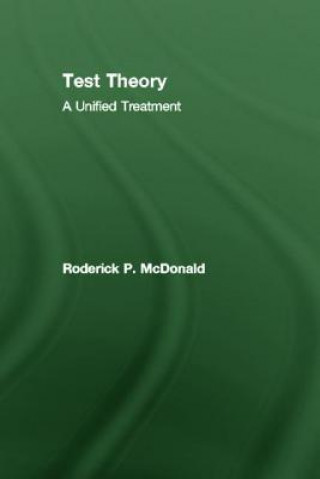Knjiga Test Theory Roderick P. McDonald