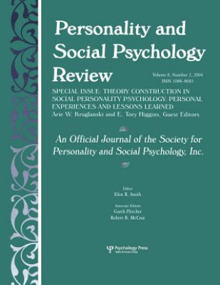 Kniha Theory Construction in Social Personality Psychology 