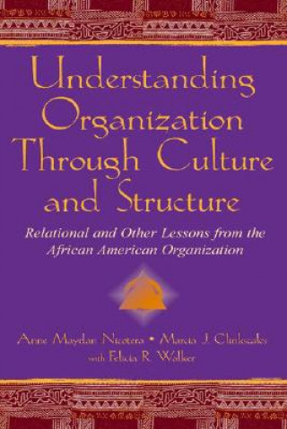 Buch Understanding Organization Through Culture and Structure Felicia R. Walker