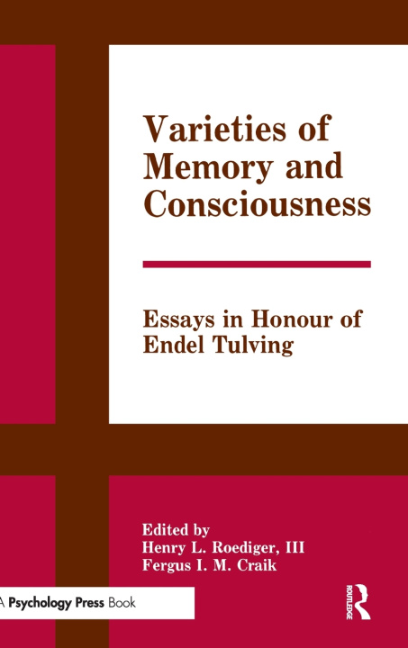 Βιβλίο Varieties of Memory and Consciousness Fergus Craik