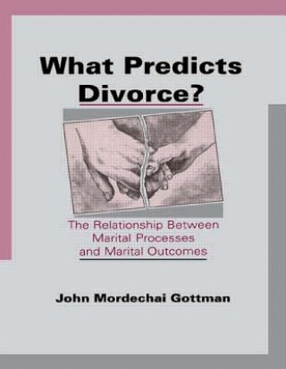 Könyv What Predicts Divorce? John Mordechai Gottman