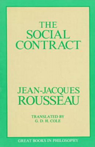 Kniha Social Contract Jean-Jacques Rousseau