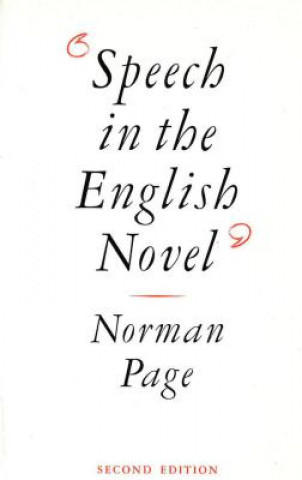 Książka Speech in the English Novel Professor Norman Page